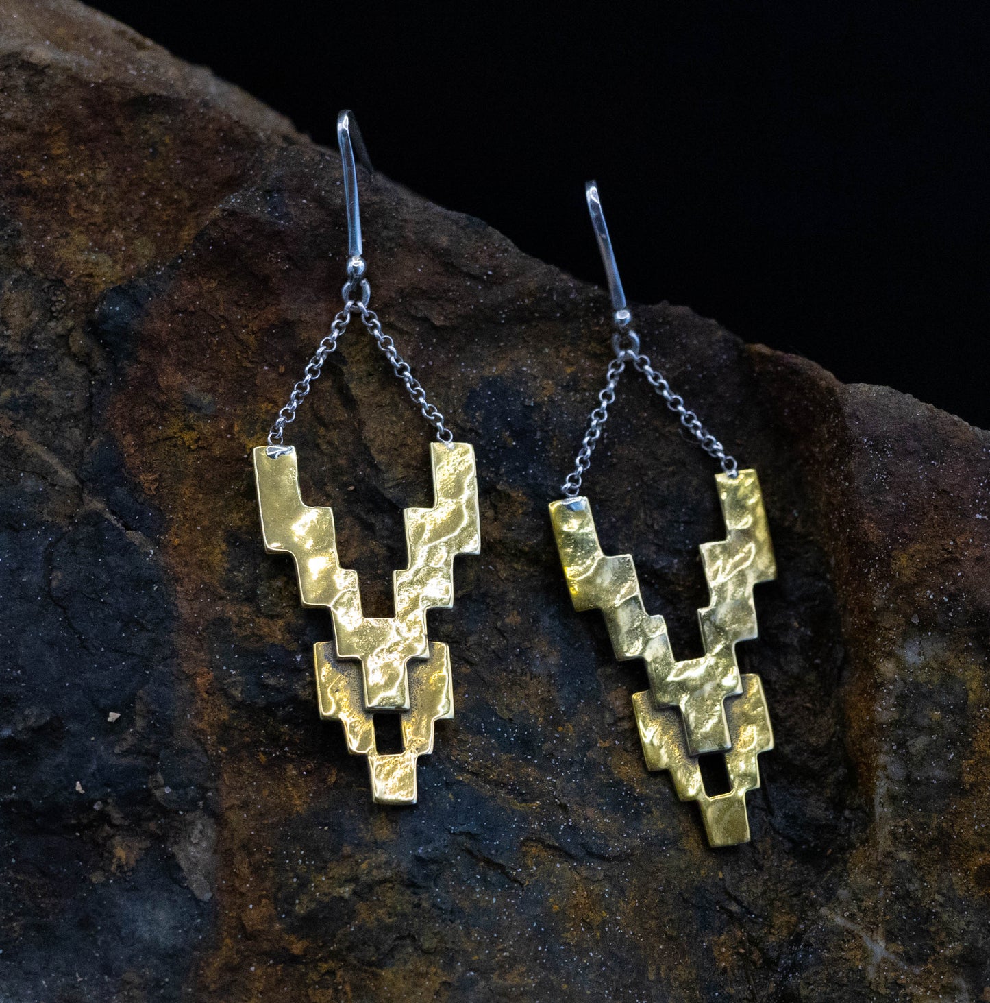 Nuba Earrings ~ Italian Brass