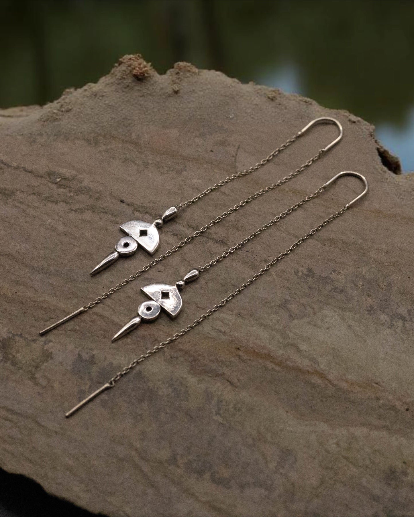 Ijo Threaders ~ Sterling Silver