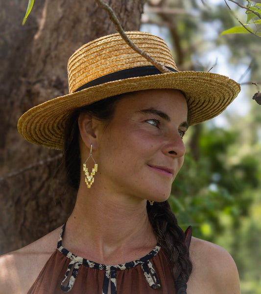 Nuba Earrings ~ Italian Brass