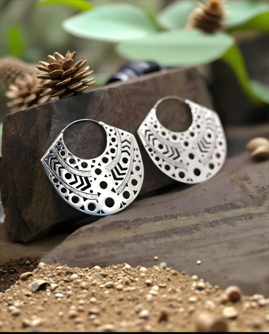 Aztec ~ Silver Plated